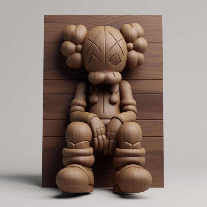 Characters (st kaws 4, HERO_3664) 3D models for cnc